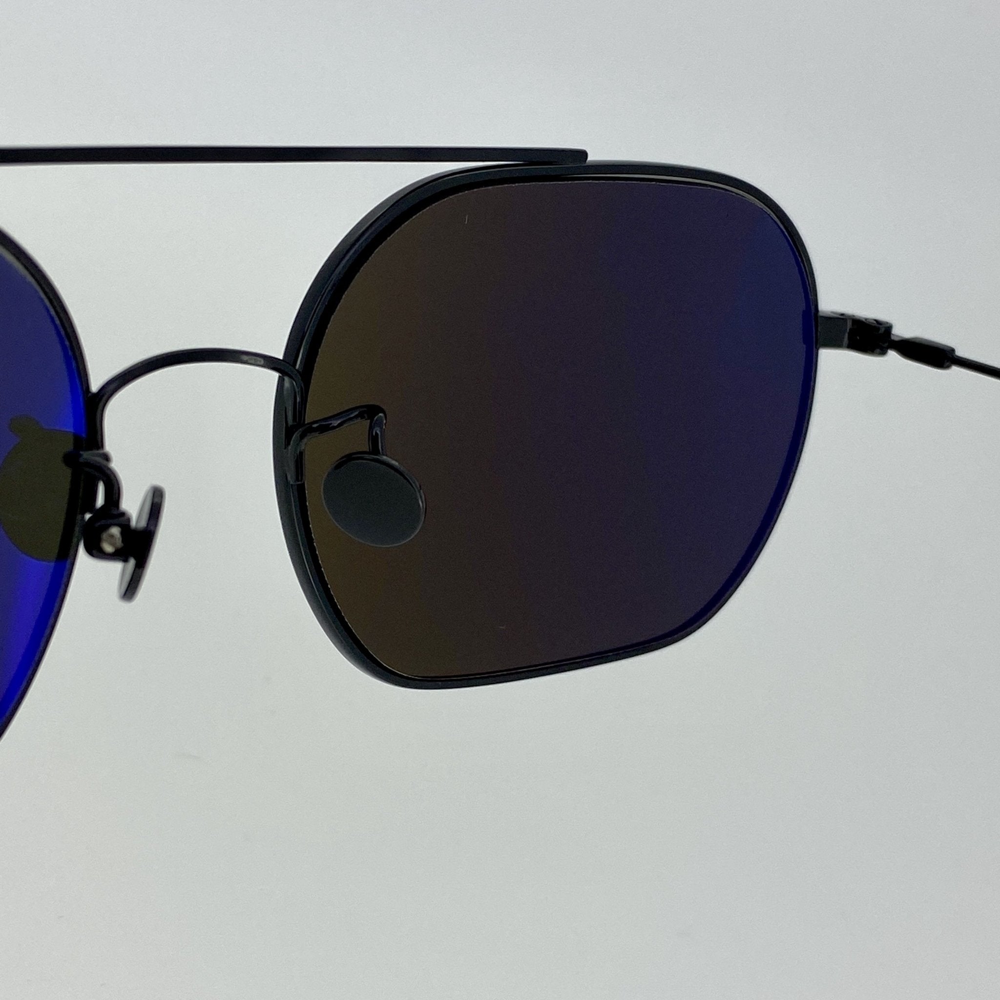 Ann Demeulemeester Sunglasses Shiny Black and Grey