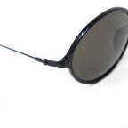 Ann Demeulemeester Sunglasses Oval Silver Black and Grey