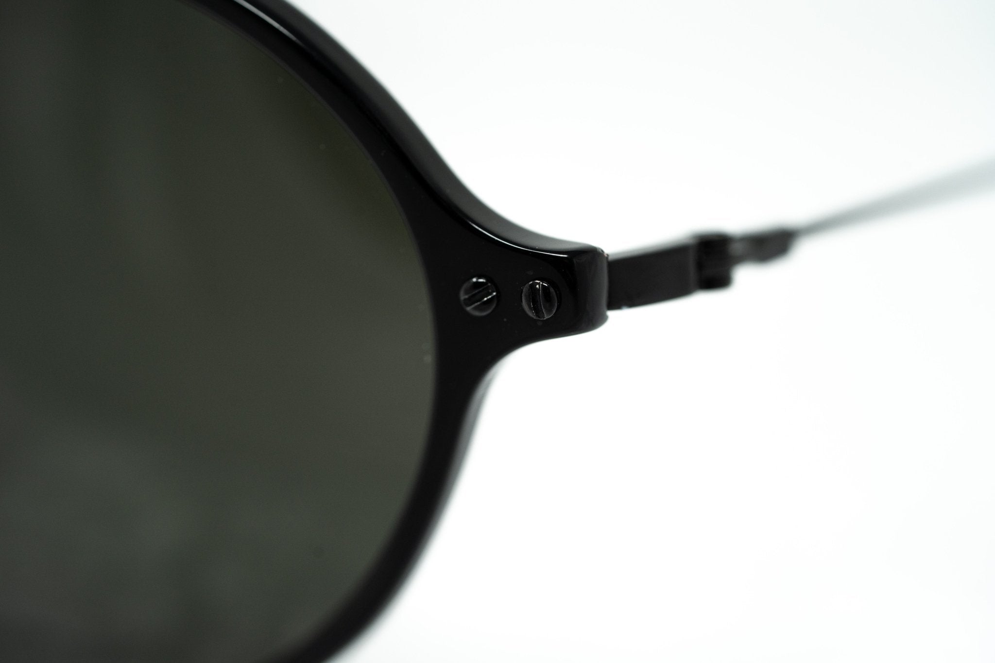 Ann Demeulemeester Sunglasses Oval Silver Black and Grey