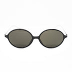 Ann Demeulemeester Sunglasses Oval Silver Black and Grey