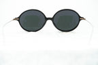 Ann Demeulemeester Sunglasses Oval Black and Grey Mirror
