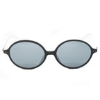 Ann Demeulemeester Sunglasses Oval Black and Grey Mirror
