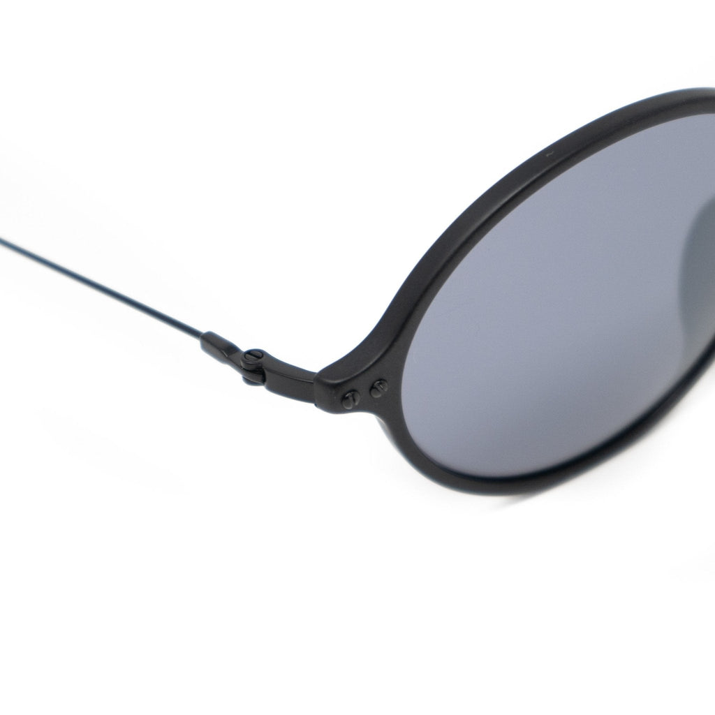 Ann Demeulemeester Sunglasses Oval Matte Black and Grey