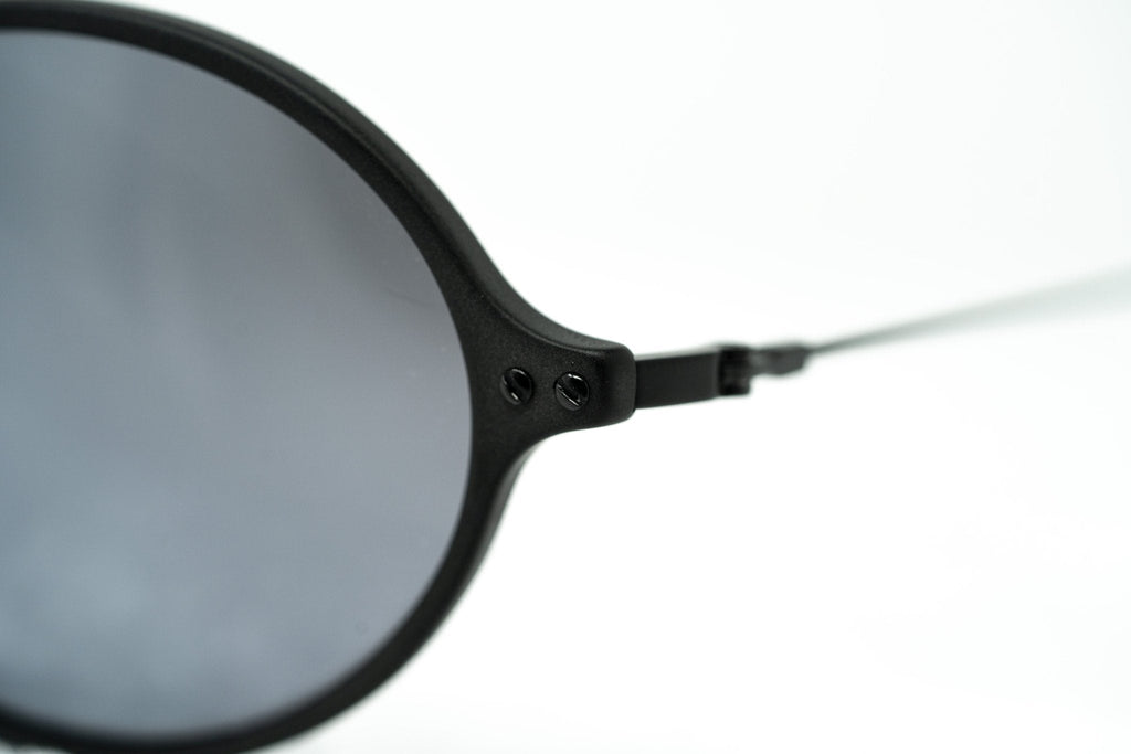 Ann Demeulemeester Sunglasses Oval Matte Black and Grey