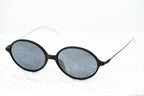 Ann Demeulemeester Sunglasses Oval Matte Black and Grey