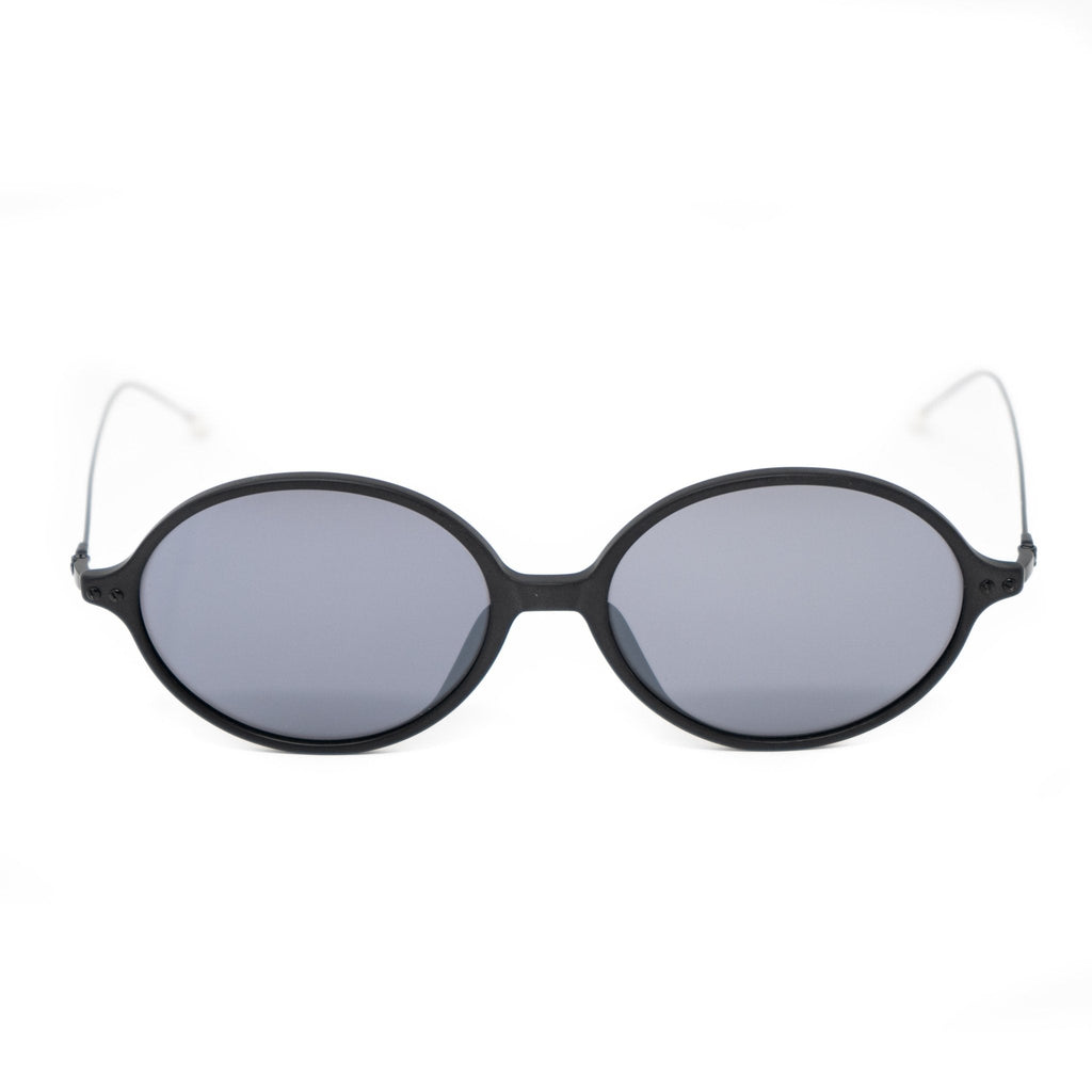 Ann Demeulemeester Sunglasses Oval Matte Black and Grey