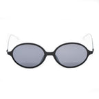 Ann Demeulemeester Sunglasses Oval Matte Black and Grey
