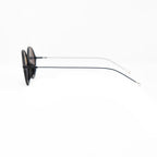 Ann Demeulemeester Sunglasses Oval Matte Black and Grey