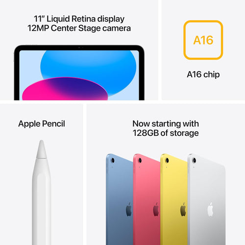 Apple iPad 11-inch A16 — 128GB Wi-Fi Yellow