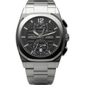 Armand Nicolet Men's Chronograph Watch J09-3 Stainless Steel Black