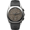 Armand Nicolet Men's Chronograph Watch J09-3 Black Rubber Grey