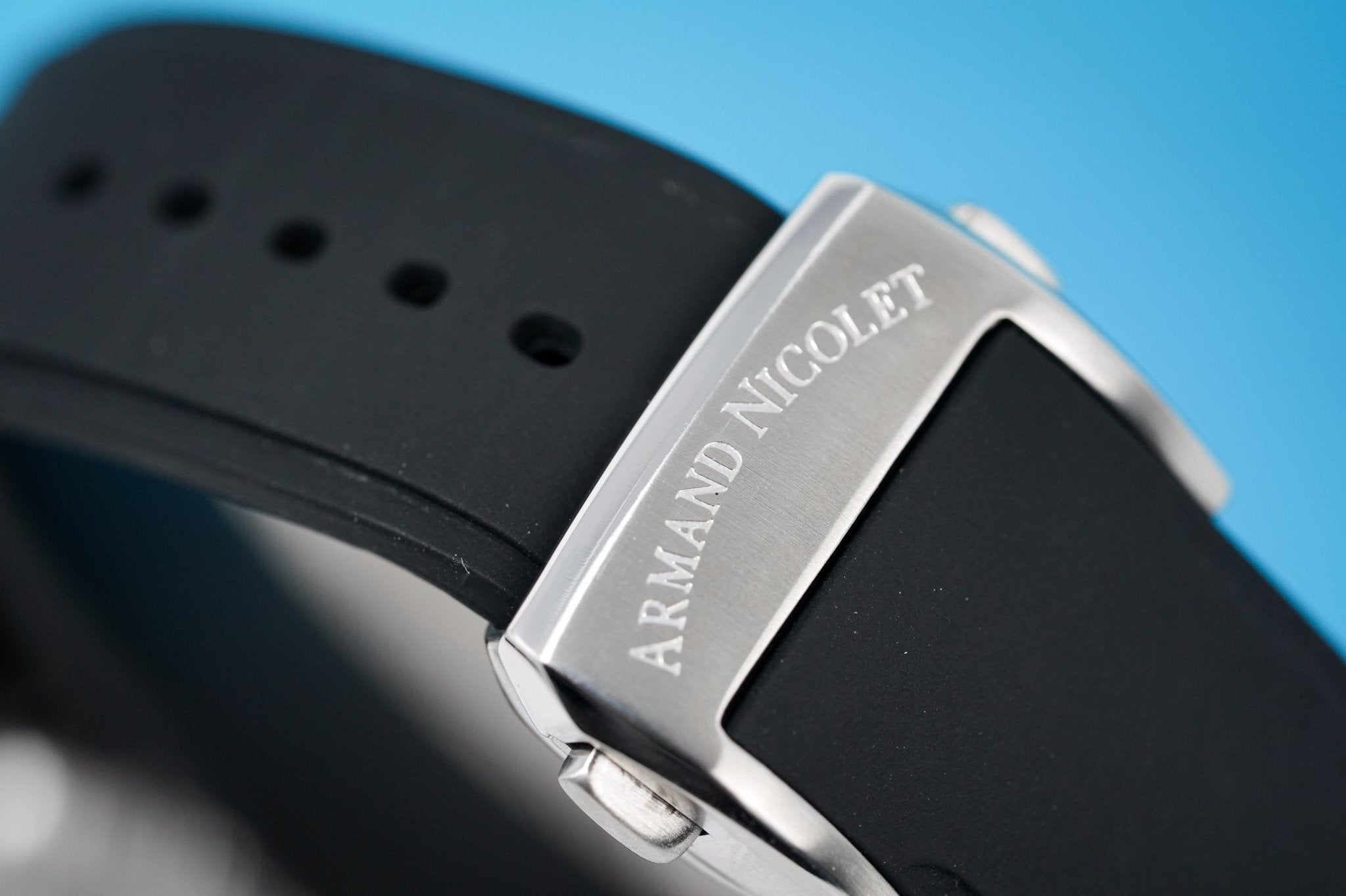 Armand Nicolet JS9-41 GMT Black 41MM Stainless Steel