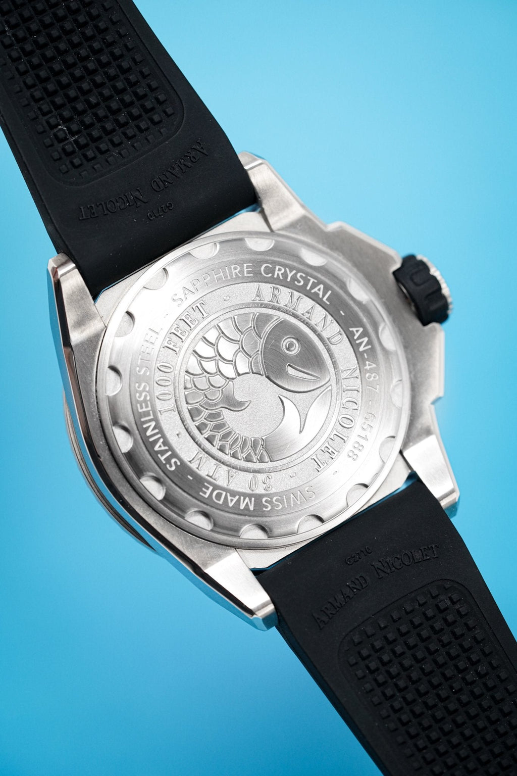 Armand Nicolet JS9-41 GMT Black 41MM Stainless Steel