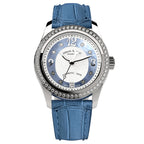 Armand Nicolet Ladies Watch M03-3 Blue Leather Diamond