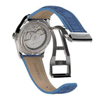 Armand Nicolet Ladies Watch M03-3 Blue Leather Diamond