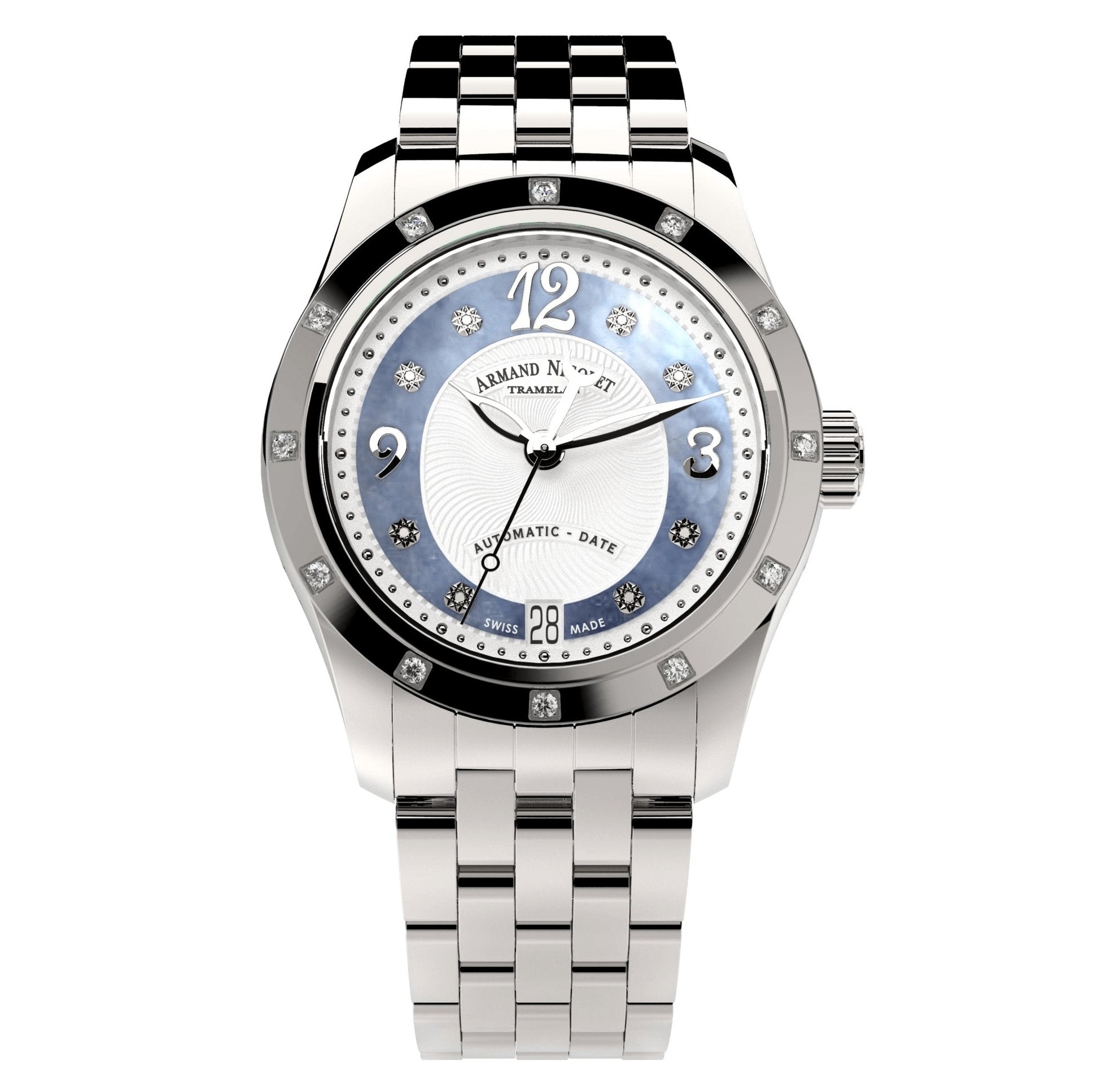 Armand Nicolet Ladies Watch M03-3 Diamond Blue