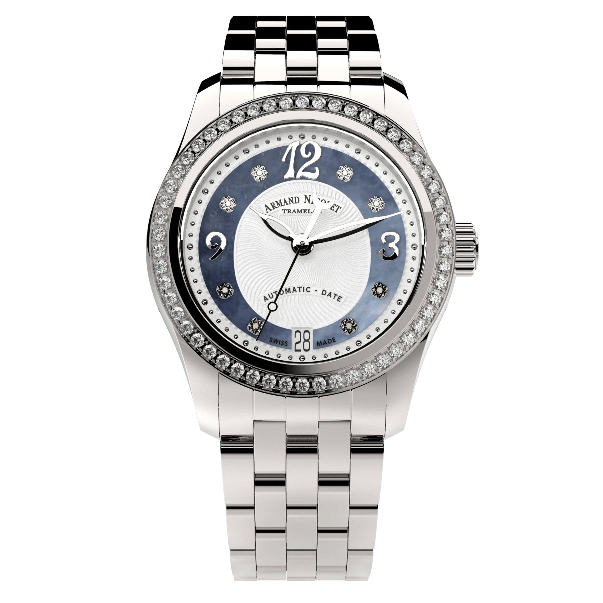 Armand Nicolet Ladies Watch M03-3 Diamond Blue