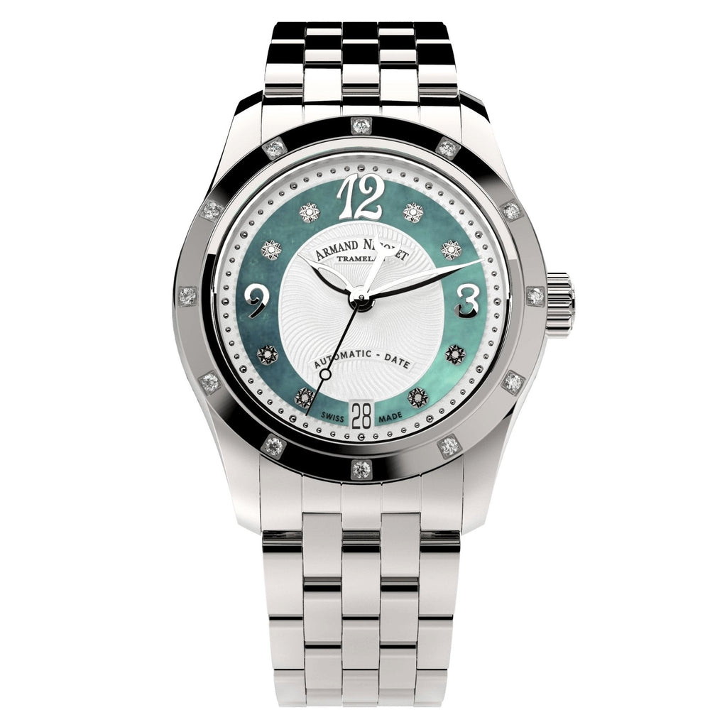Armand Nicolet Ladies Watch M03-3 Diamond Green