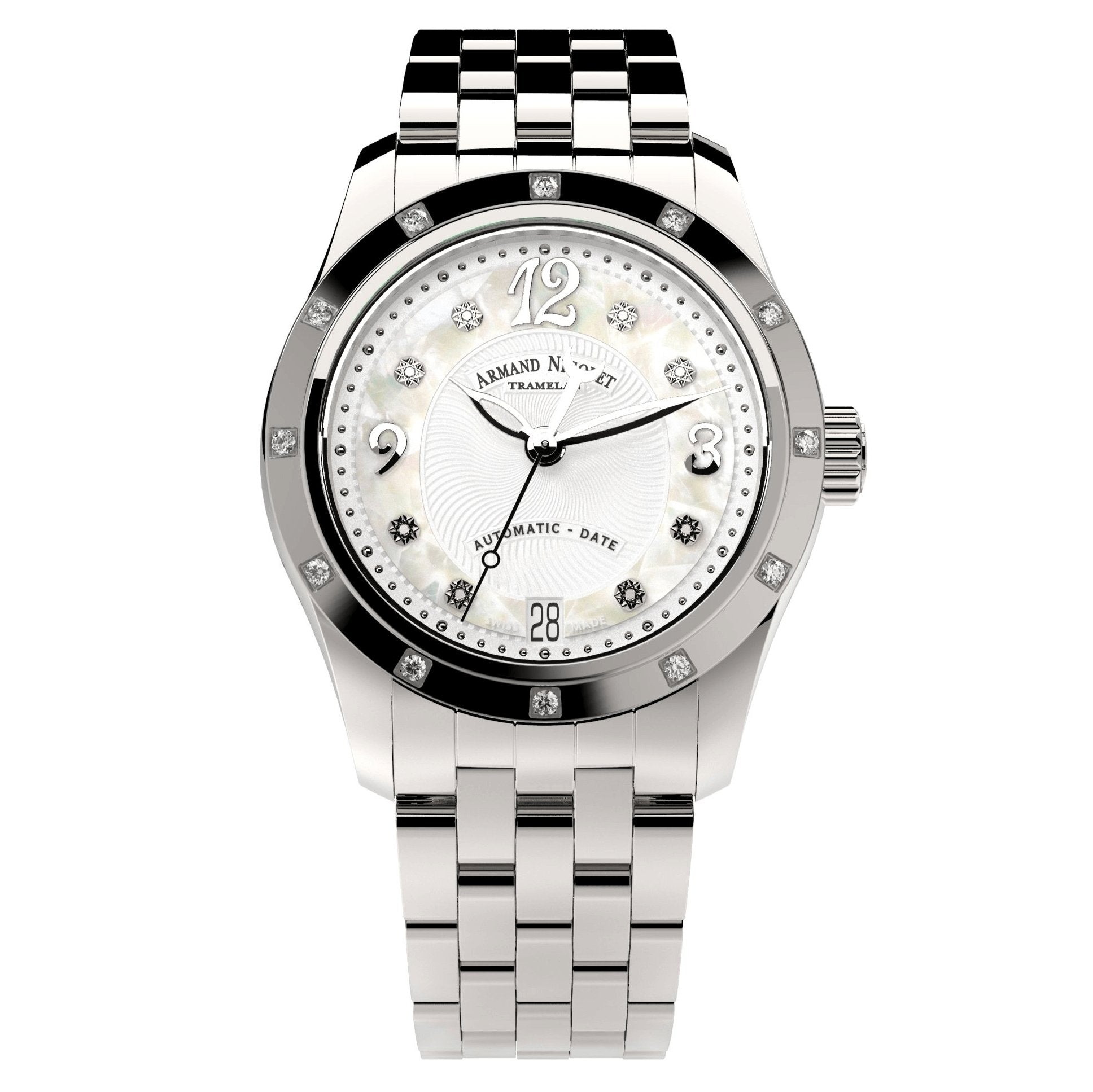 Armand Nicolet Ladies Watch M03-3 Diamond White
