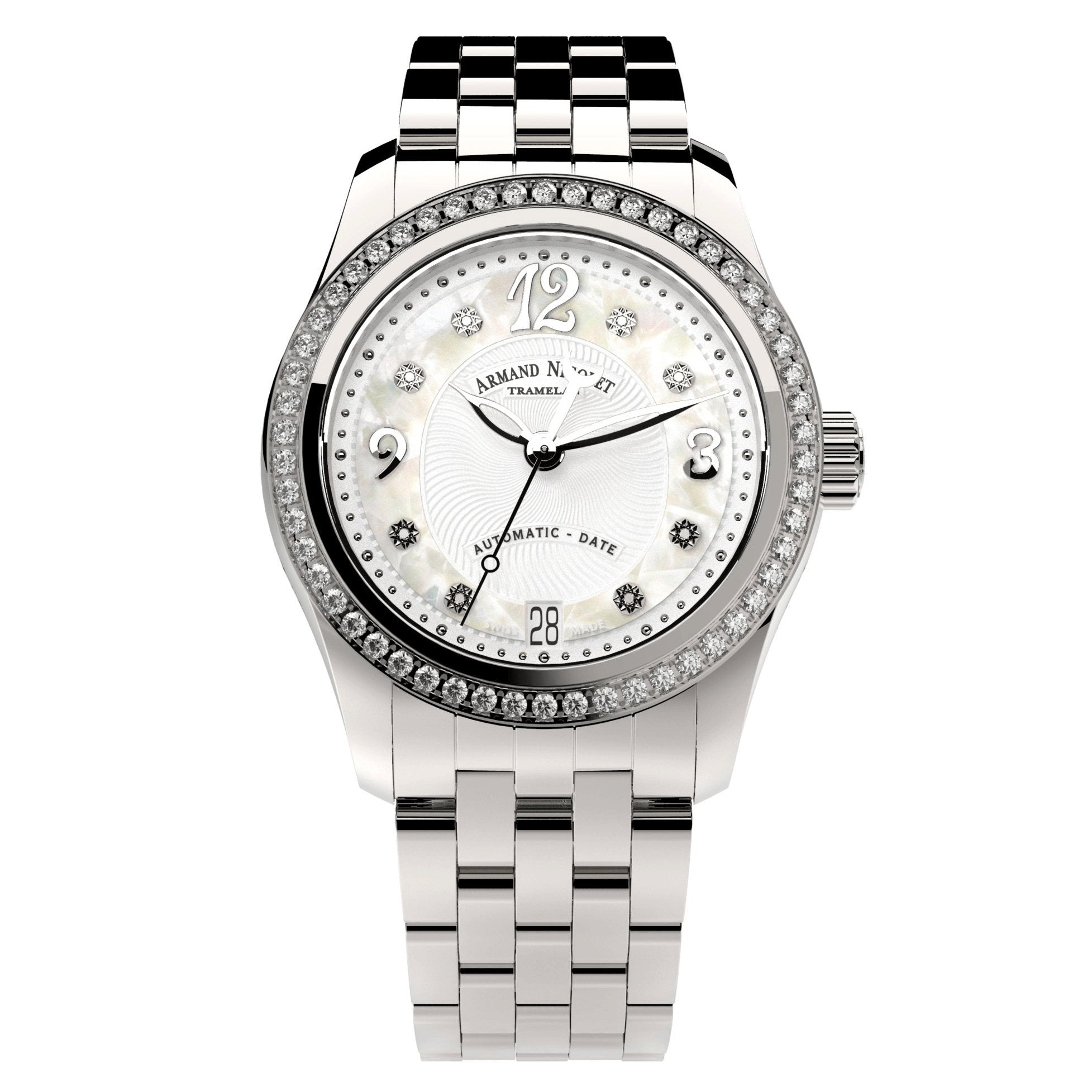 Armand Nicolet Ladies Watch M03-3 Diamond White