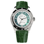 Armand Nicolet Ladies Watch M03-3 Green Leather Diamond