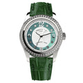 Armand Nicolet Ladies Watch M03-3 Green Leather Diamond
