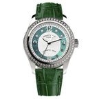 Armand Nicolet Ladies Watch M03-3 Green Leather Diamond