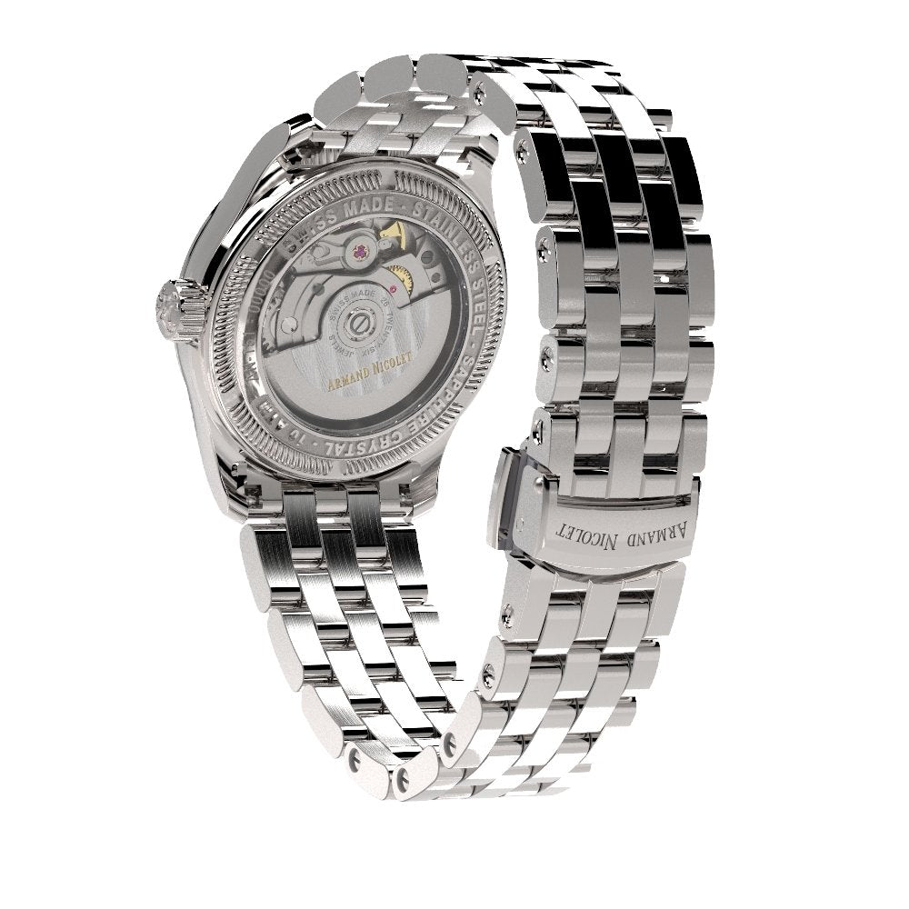 Armand Nicolet Ladies Watch M03-3 Stainless Steel Blue