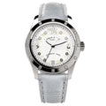 Armand Nicolet Ladies Watch M03-3 White Leather Diamond