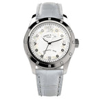 Armand Nicolet Ladies Watch M03-3 White Leather Diamond