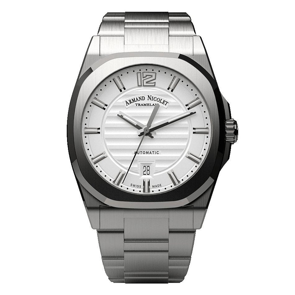 Armand Nicolet Men's Watch J09-3 Silver Stainless Steel