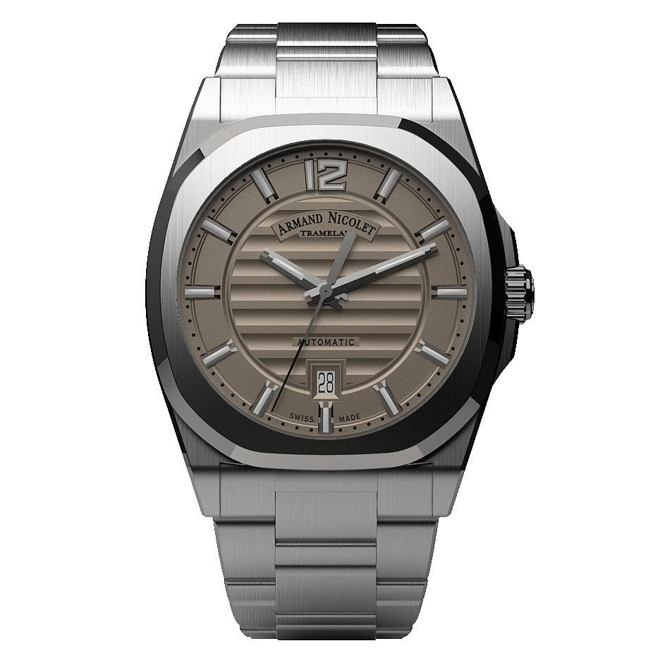 Armand Nicolet Men's Watch J09-3 Stainless Steel Grey