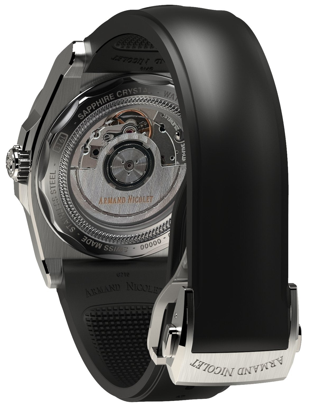 Armand Nicolet Men's Watch J09-3 Watch Stainless Steel Grey