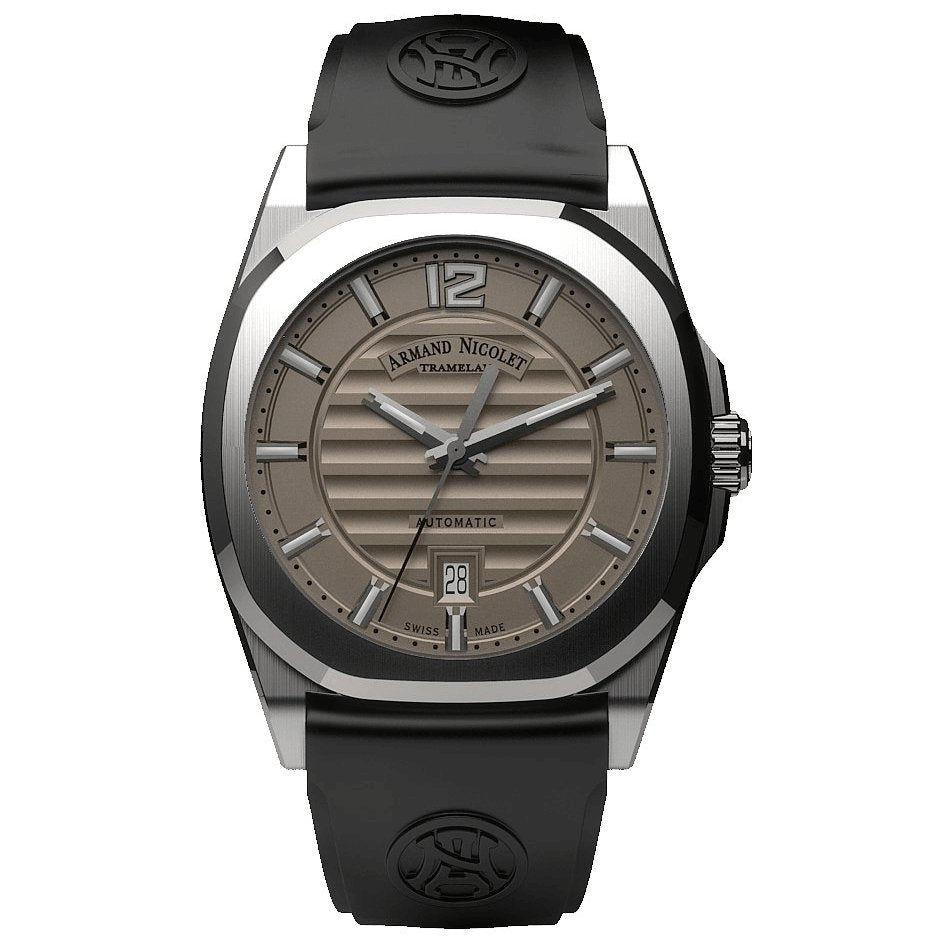 Armand Nicolet Men's Watch J09-3 Watch Stainless Steel Grey