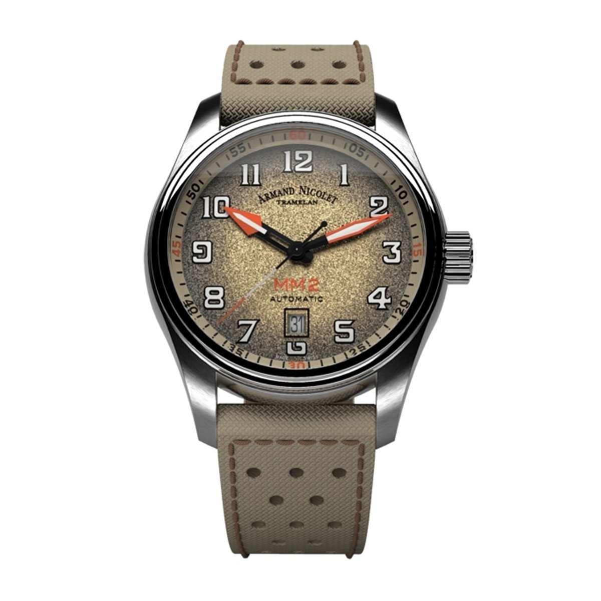 Armand Nicolet MM2 Watch Beige