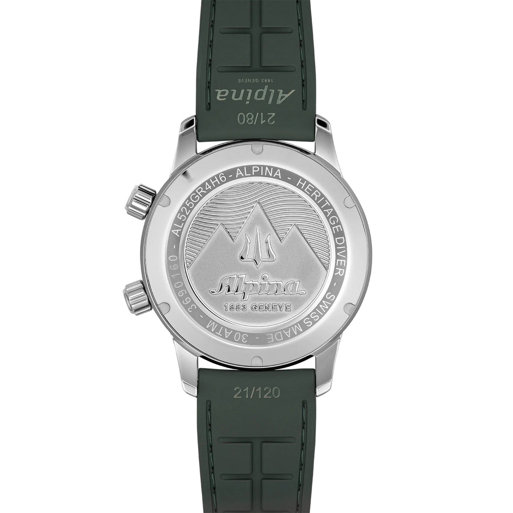 Alpina Seastrong Diver 300 Heritage Green Watch