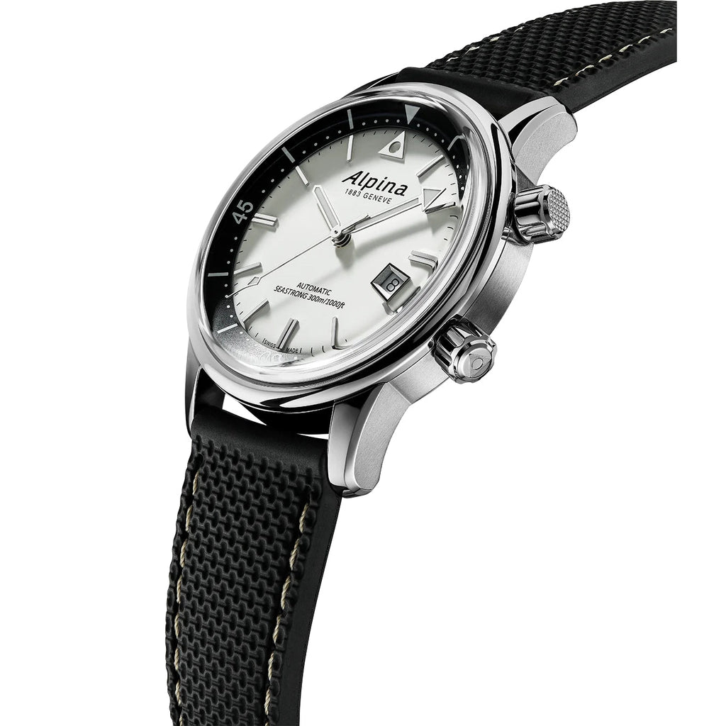Alpina Seastrong Diver 300 Heritage Silver Watch