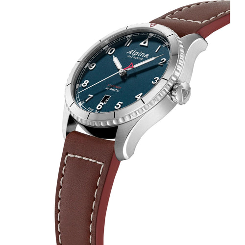 Alpina Startimer Pilot Automatic Petroleum Blue 41 MM Watch