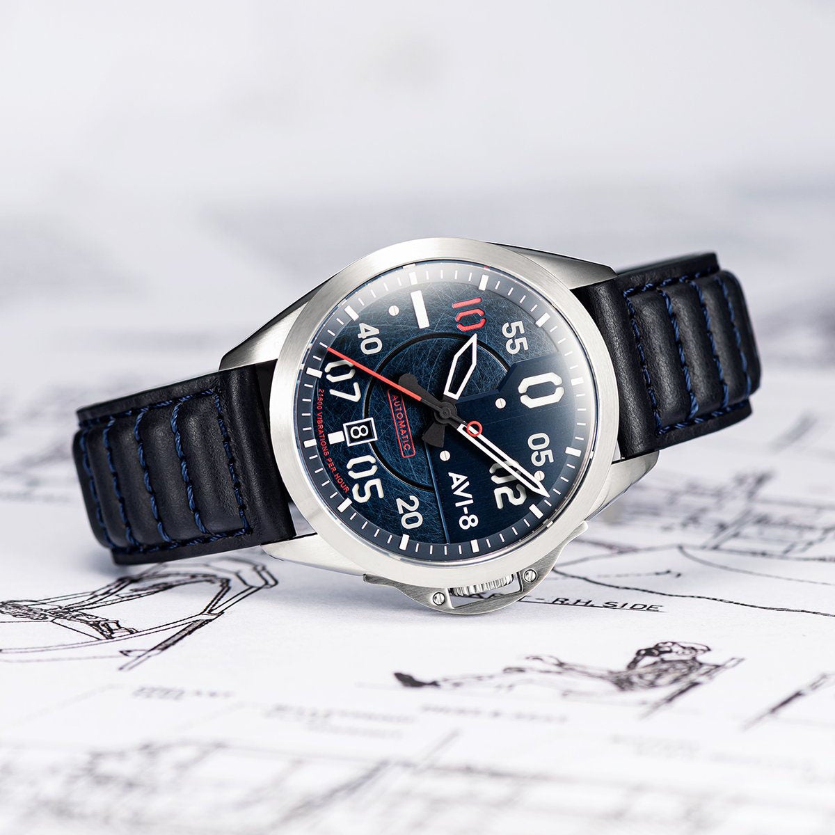AVI-8 Hitchcock Automatic Cooperstown Watch