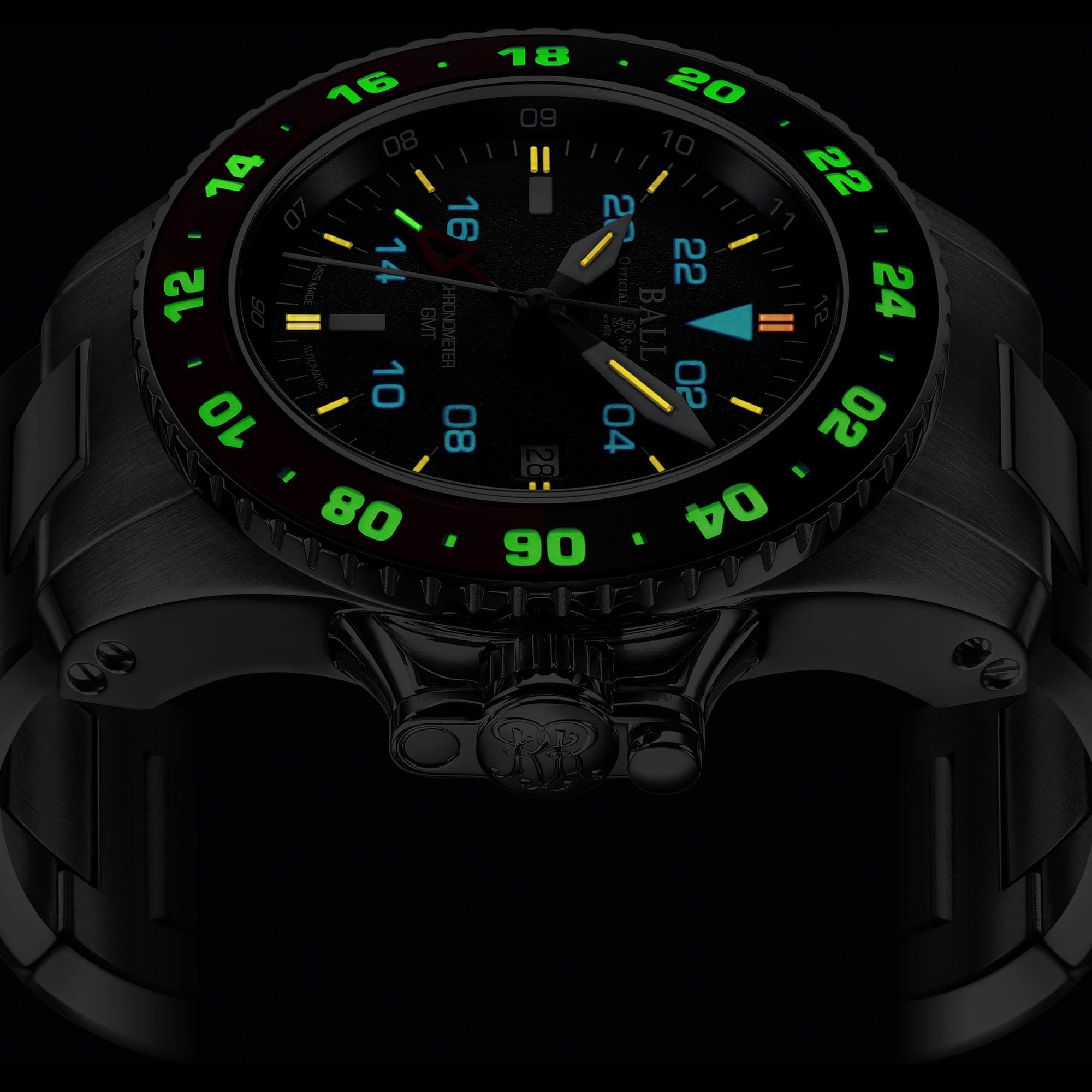 Ball Engineer Hydrocarbon AeroGMT II Men's Black Watch
