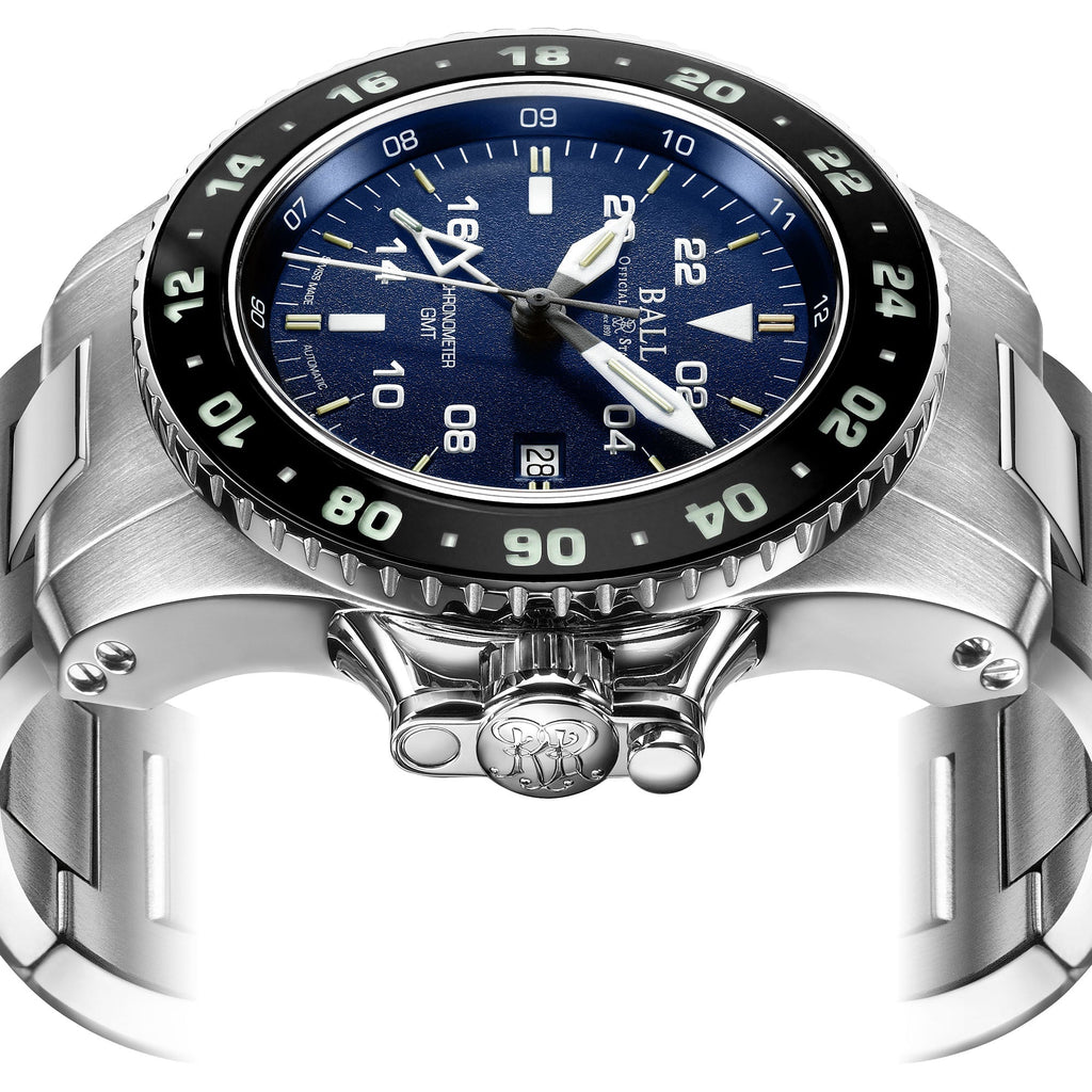 Ball Engineer Hydrocarbon AeroGMT II Men's Blue Watch