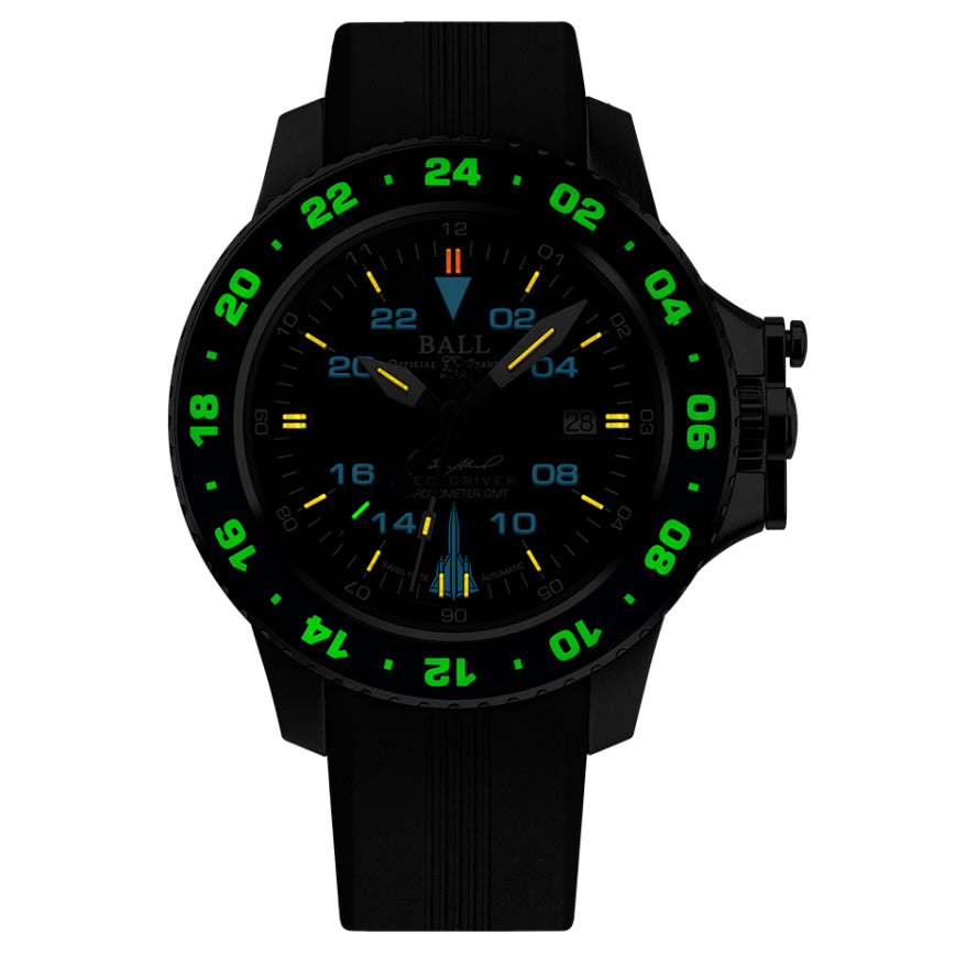 Ball Engineer Hydrocarbon AeroGMT Sled Driver Men's Black Watch