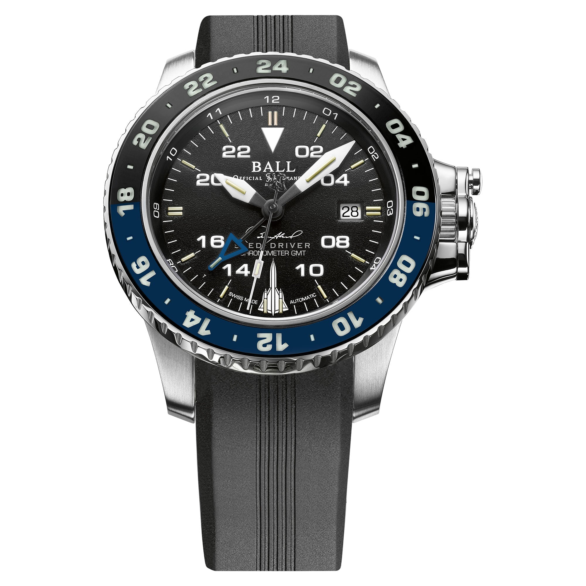 Ball Engineer Hydrocarbon AeroGMT Sled Driver Men's Black Watch
