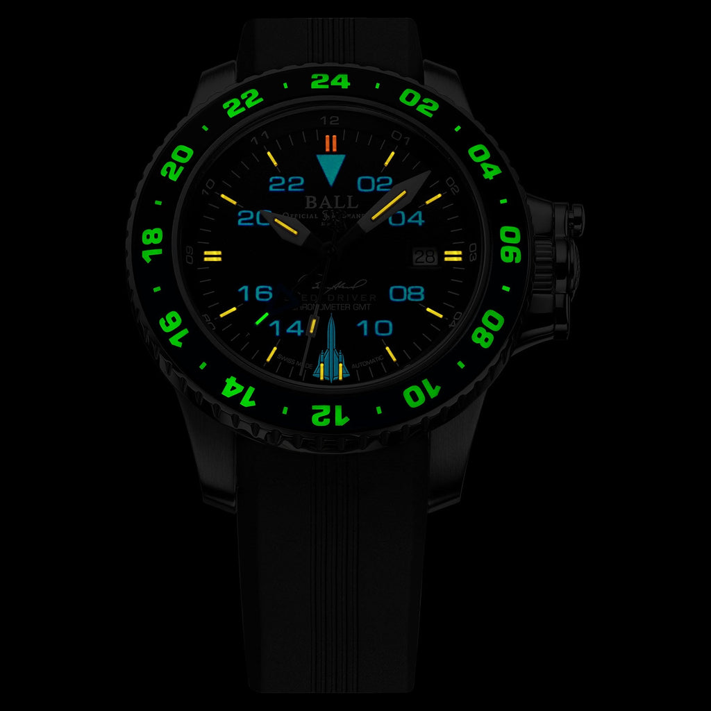 Ball Engineer Hydrocarbon AeroGMT Sled Driver Men's Black Watch