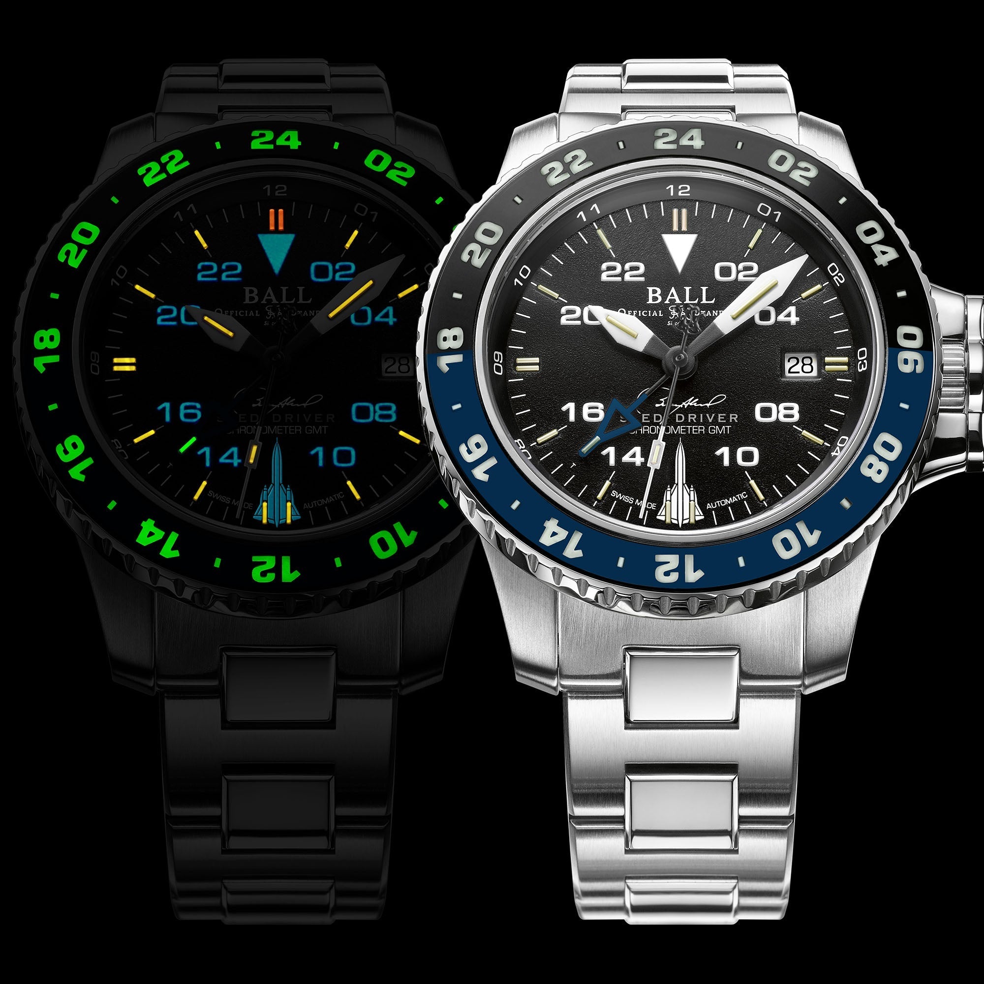 Ball Engineer Hydrocarbon AeroGMT Sled Driver Men's Black Watch