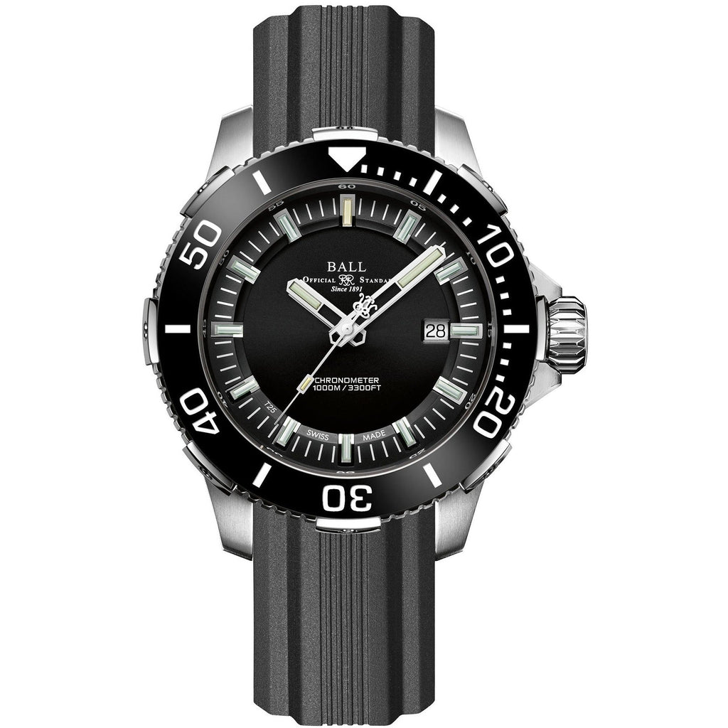 Ball Engineer Hydrocarbon DeepQUEST Ceramic Men's Black Watch