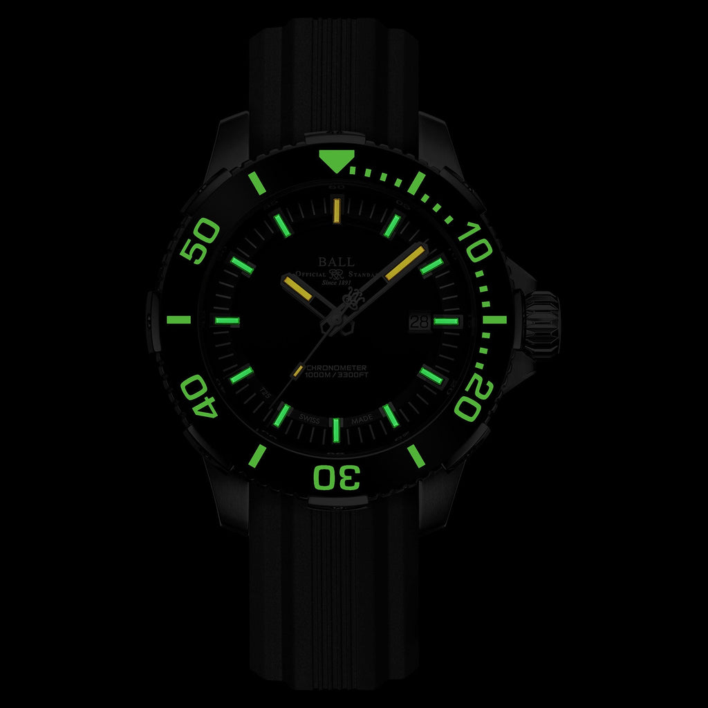Ball Engineer Hydrocarbon DeepQUEST Ceramic Men's Black Watch