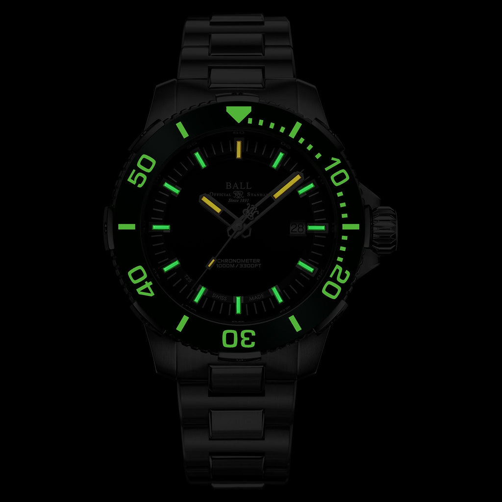Ball Engineer Hydrocarbon DeepQUEST Ceramic Men's Black Watch
