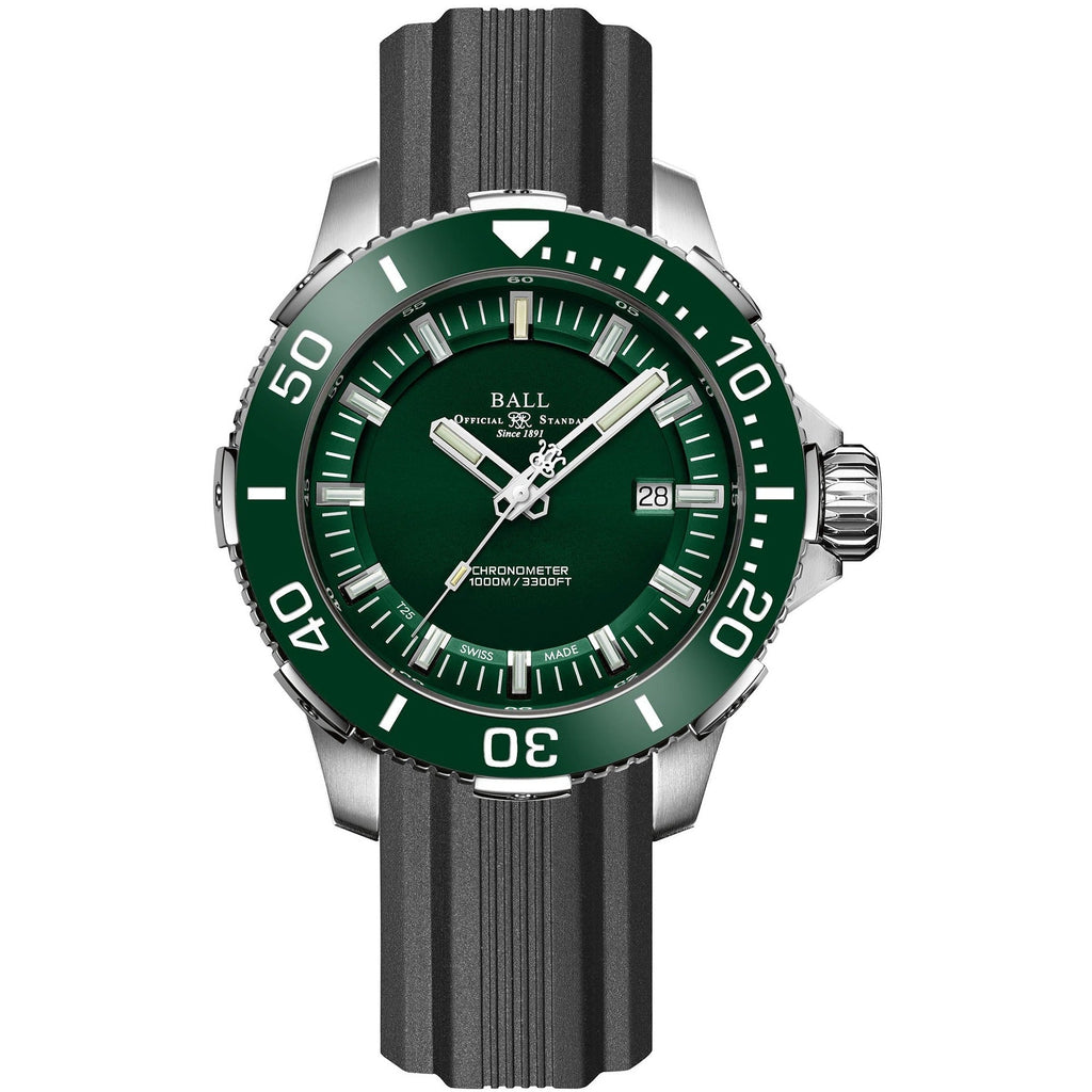 Ball Engineer Hydrocarbon DeepQUEST Ceramic Men's Green Watch