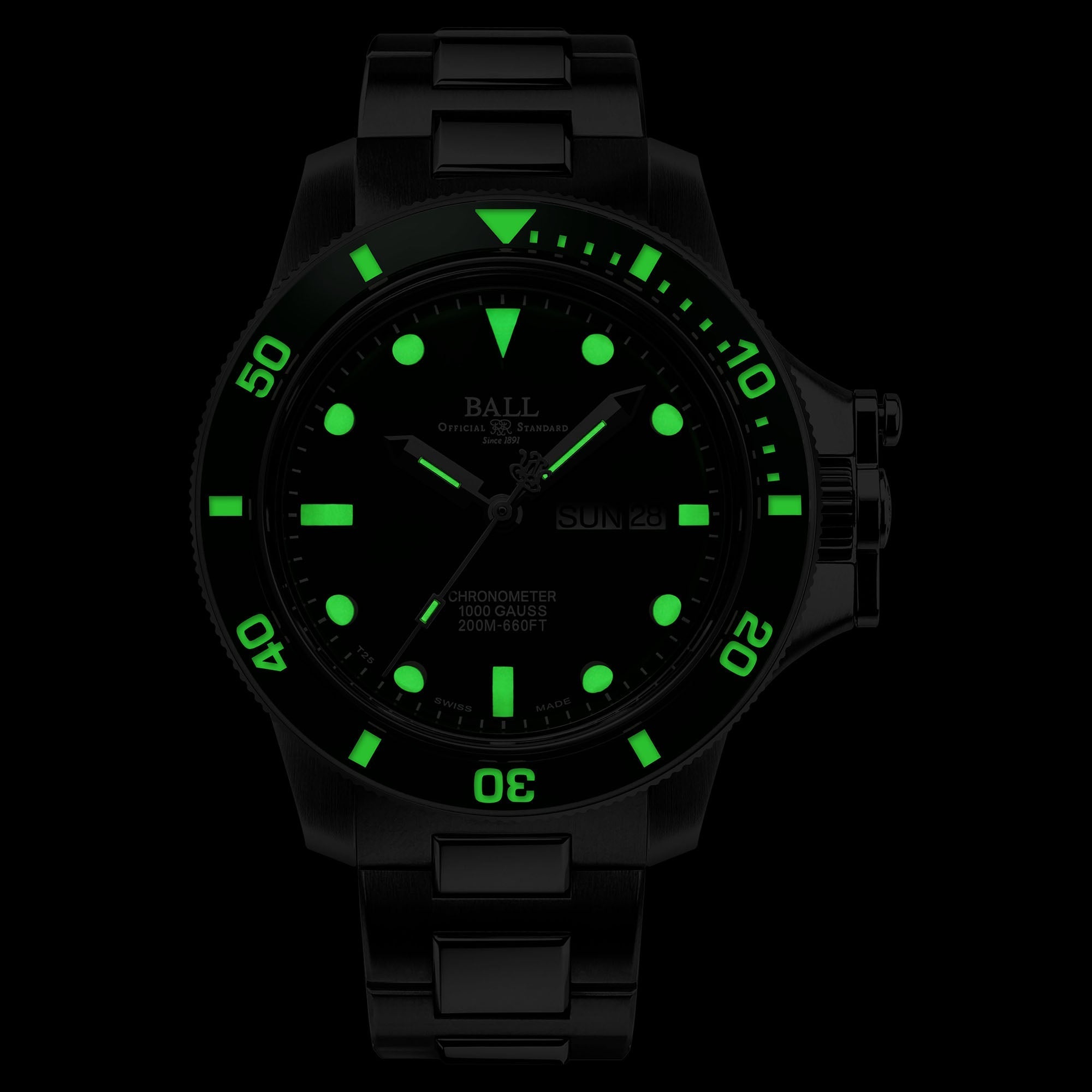 Ball Engineer Hydrocarbon Original Men's Green Watch
